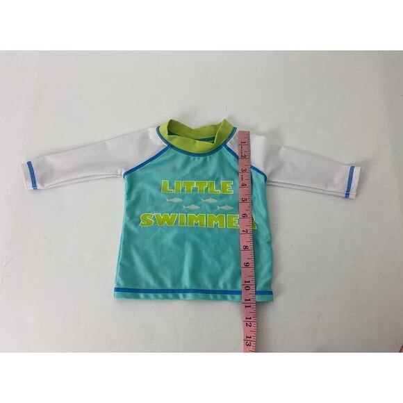 Little Swimmer Target Swimshirt Protective Swim Shirt Fish - Size 3-6 Months - Picture 3 of 5